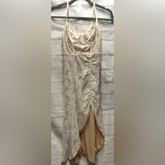 Urban Outfitters Angelica Corset Midi Dress Size small - Picture 1 of 6